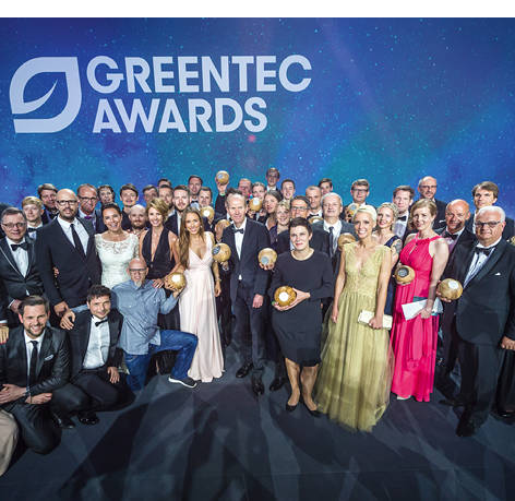 Der grüne Teppich ist ausgerollt: Verdiente Gewinner bei den GreenTec Awards. © GreenTec Awards