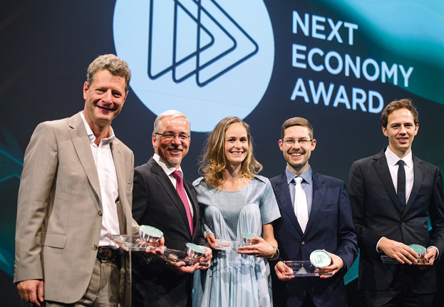 Entrepreneurship wird belohnt: Beim Next Economy Award begeistern junge Gründer mit ihren Ideen. © Dariusz Misztal