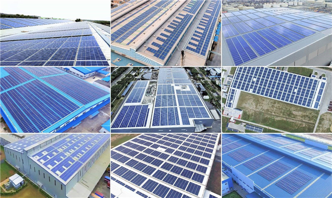 Eine Solaranlage in Cambodia (c) Cleantech Energy Corporation Pte Ltd