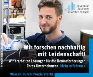 Wir forschan nachhaltig mit Leidenschaft! Gemeinsam mit Ihnen erarbeiten wir Lösungen für die Herausforderungen Ihres Unternehmens. Mehr erfahren...