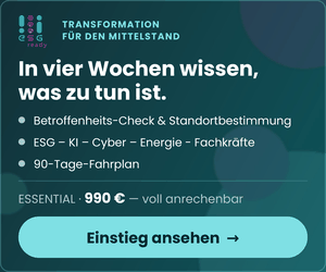 Transformation für den Mittelstand. In vier Wochen wissen, was zu tun ist.