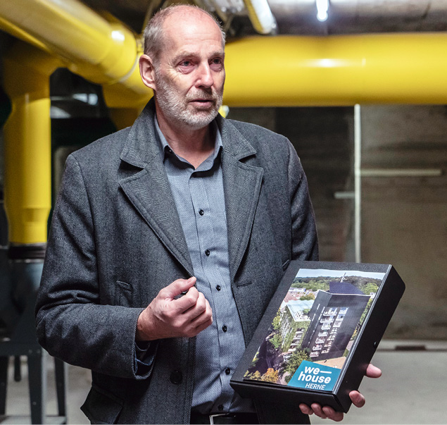 Der Ökobau-Pionier: Gerd Hansen hat das Konzept mit seinem Team entwickelt. © Thomas Schmidt