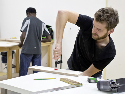 Bernd Huterer bei der Arbeit © Nut & Feder GmbH