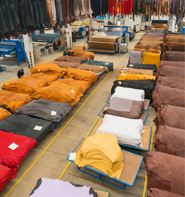 Eine moderne, zertifizierte Lederproduktion erfüllt hohe Ansprüche in Bezug auf Nachhaltigkeit. © Isa TanTec