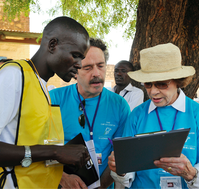 Jimmy und Rosalynn Carter haben weiterhin ein beachtliches Arbeitsprogramm. Foto: © The Carter Center