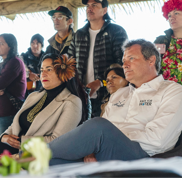 Das Ziel vor Augen: Marco Simeoni verhandelt mit der örtlichen Verwaltung und der chilenischen Regierung, um auf Rapa Nui eine Demon­strationsanlage zu errichten. © Marco Simeoni