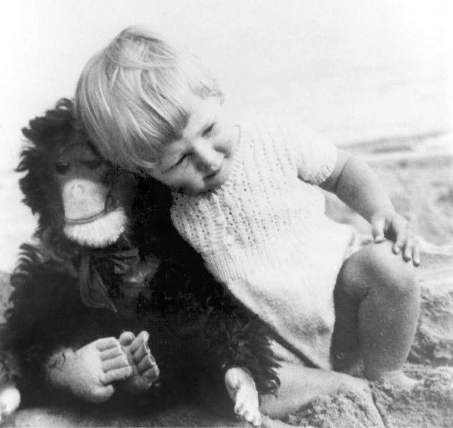 Die Liebe zu Affen entdeckte Jane Goodall schon früh. © Jane Goodall Institute 