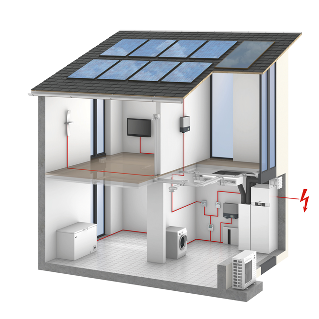 Eine perfekt abgestimmte Haustechnik ist der beste Garant für höchstmögliche Energieeffizienz. © Viessmann Werke GmbH & Co. KG