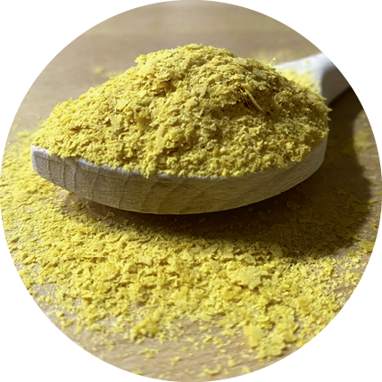 Mit Vitamin B9 und Protein angereichertes Hefeprodukt. © Lisa Marie Schmitz