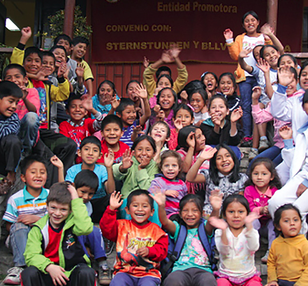 Das Kinderhaus Casadeni in Peru: Ebenfalls ein Begünstigter von buch7. © BLLV Kinderhilfe