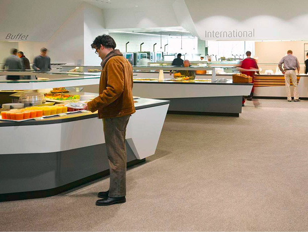 Rund 2.000 Mitarbeiter nutzen täglich das vielfältige Angebot. © Linde Group AG