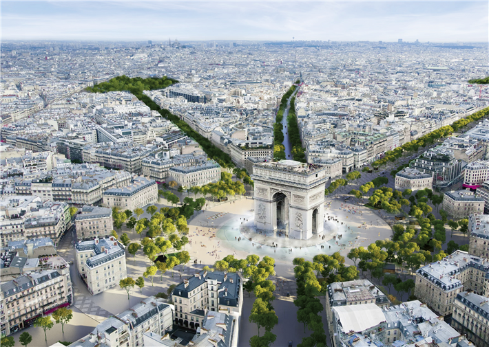 Paris wird zum strahlenden Vorbild: Bürgermeisterin Anne Hidalgo ließ das Seine-Ufer für Autos sperren, hat auf den meisten Straßen Tempo 30 durchgesetzt und treibt den Ausbau von Fahrradwegen voran. &copy; PCA-Stream