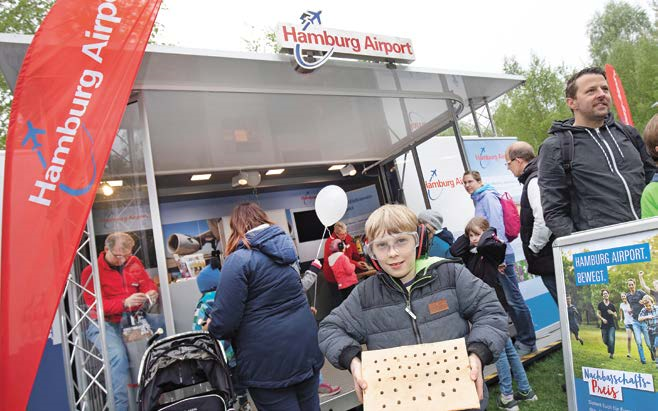 Mit der Unterstützung von rund 50 Stadtteilfesten, Kultur- und Sportveranstaltungen fördert der Hamburg Airport das gute Verhältnis mit seinen Nachbarn. © HH Airport / M.Penner