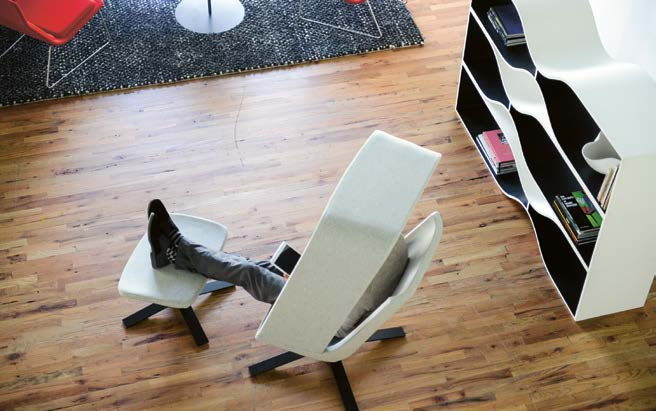 Arbeiten in Neuen Raumkonzepten braucht auch angemessene Rückzugsmöglichkeiten. © Haworth SE