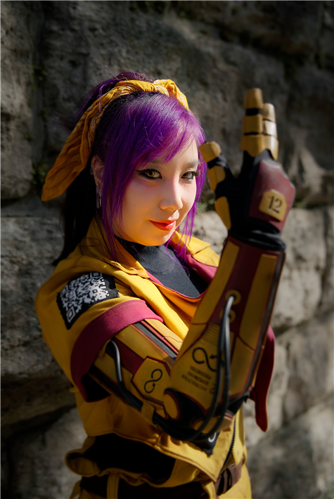 Lacrima symbolisierte mit ihrem Cosplay das Ziel 12 'Nachhaltiger Konsum und Produktion'. &copy; Thorsten Gruna 