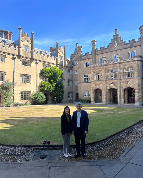 Tai Kee, Dr. Adrian Yeo, l-r, Atera Water, Ignite-Programm der Judge Business School der Universität Cambridge in England &copy; 2025, Porsche AG
