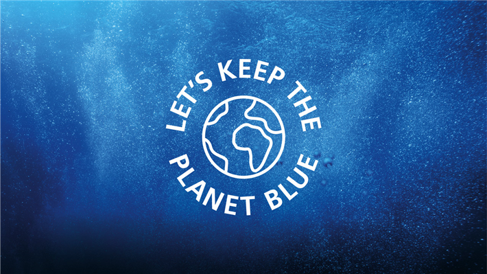 Das neue Nachhaltigkeitsleitbild 'Let's Keep the Planet Blue' von O2 fasst das gesamte Angebot an umweltschonenden Produkten und Services zusammen. © Telefónica Germany GmbH & Co. OHG