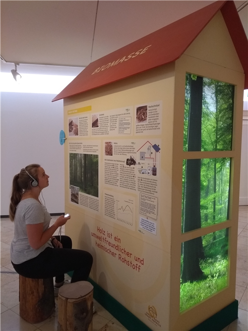 Momentaufnahme der Wanderausstellung 'Unser Haus spart Energie' © Museum Wald und Umwelt