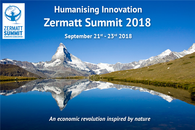Die Kraft der Wirtschaft für das Gemeinwohl unserer globalisierten Welt nutzen. © Zermatt Summit