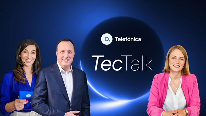 O2 Telefónica TecTalk mit FDP-Politikerin Ria Schröder und O2 Telefónica CEO Markus Haas. © O2 Telefónica