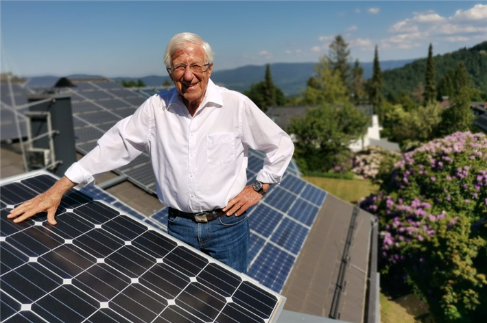 Der (Fernseh-)Journalist und Buchautor Franz Alt setzt sich seit Jahrzehnten für den Einsatz Erneuerbarer Energien ein, um den Klimawandel zu stoppen. © Chris Alt