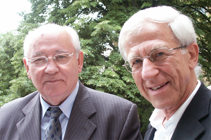 Michail Gorbatschow mit Franz Alt. © Franz Alt