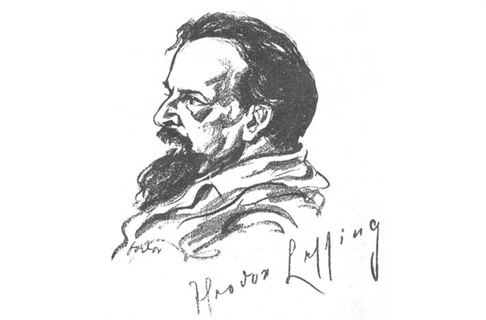 Portrait des Schriftstellers Theodor Lessing © gemeinfrei (Das Tagebuch 1925, Hft 25, S.895)
