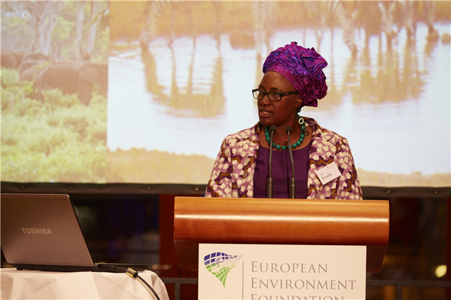 Dr. Alice Kaudia, die Umweltministerin Kenias. Foto: EEF