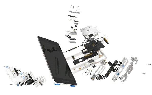 Das Fairphone 2 lässt sich von seinem Benutzer auseinanderbauen und reparieren. © Fairphone