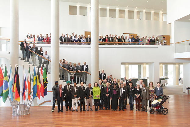 Die Teilnehmer des dritten Umweltkonvent in Freiburg. © European Environment Foundation