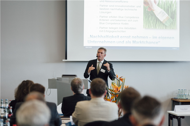 Markus Asch, Sprecher der Nachhaltigkeitsinitiative Blue Competence. © VDMA