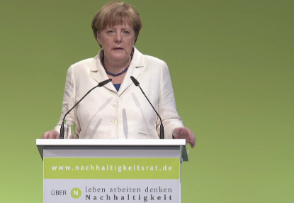 Der Auftritt von Bundeskanzlerin Angela Merkel war eines der Highlights der Jahreskonferenz. Foto: RNE