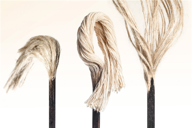 Arlt und Riedel fertigen auch Stifte aus frischen Naturfasern: Jute, Flachs oder Baumwolle. © manaomea GmbH