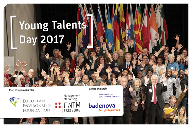Am 'Young Talents Day' können auch engagierte Jugendliche ohne eigenes Projekt teilnehmen. Quelle: Young Talents Day: European Environment Foundation