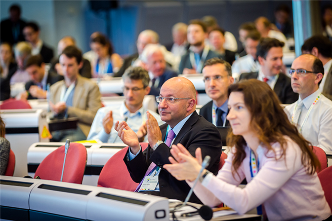 Bei der letztjährigen EUSEW-Konferenz in Brüssel wurden Impulse für einen Übergang Europas zu sauberer Energie gegeben. © EUSEW 