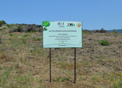 Mit 4.000 Bäumen setzt die IFAT Eurasia ein sichtbares Zeichen für den Klimaschutz. © IFAT