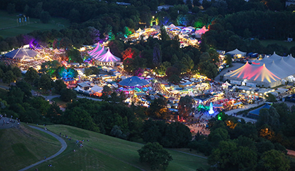 Das Münchner Tollwood Festival gilt als Paradebeispiel nachhaltig organisierte Großveranstaltungen. © Bernd Wackerbauer 