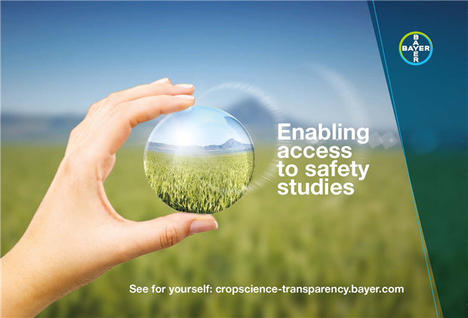 Mit seiner neuen Transparenz-Webseite will Bayer den Zugang zu wissenschaftlichen Daten zur Bewertung von Pflanzenschutzmitteln ermöglichen. © Bayer AG