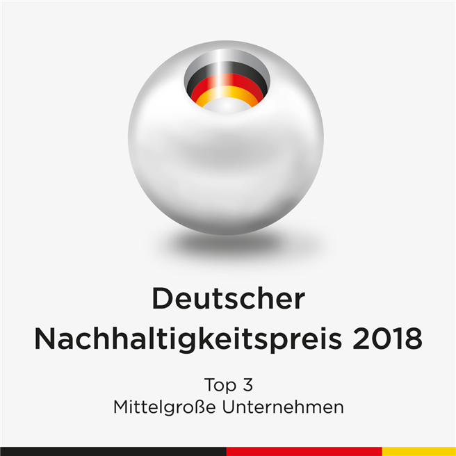DAW ist der erste Baufarbenhersteller, der unter die Top 3 des Deutschen Nachhaltigkeitspreises gewählt wurde. © DNP