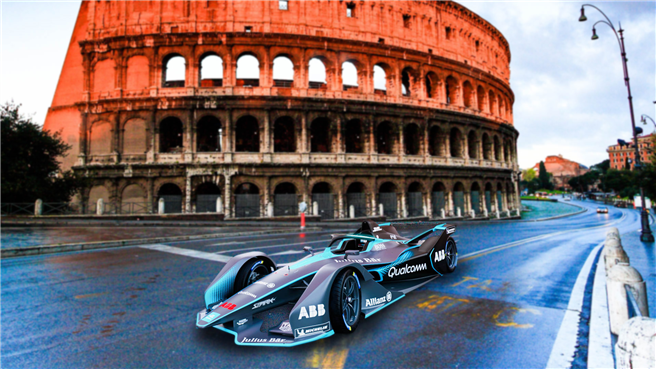 PTV Group kooperiert mit FIA bei Formel-E-Rennen in Rom. © PTV