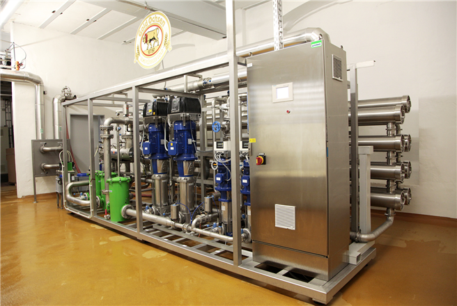 e-SV Pumpen von Lowara sorgen für den richtigen Druck in der Brauerei Gold Ochsen (Ulm). © Brauerei Gold Ochsen
