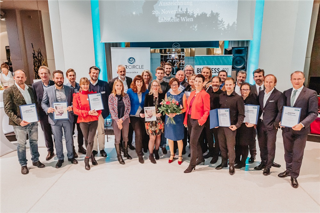 Die 21 GewinnerInnen bzw. Gewinner-Teams 2018 © CSR-Circle-Arthur-Michalek