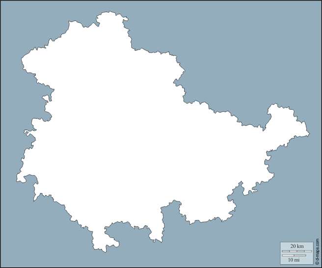 Thüringen beschließt eine transparentere Gesetzgebung. © d-maps.com