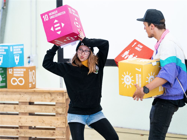 150 junge Menschen berieten auf Rügen über Nachhaltigkeit. © Stiftung Bildung