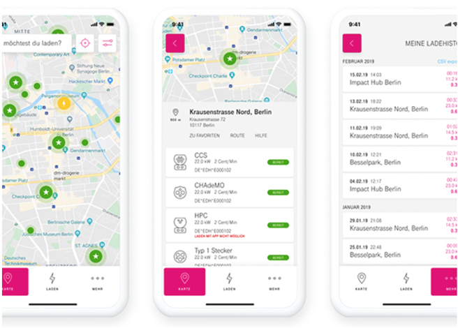 GET CHARGE und E-Auto-Vermieter nextmove werden Partner für e-Mobility. © Deutsche Telekom AG