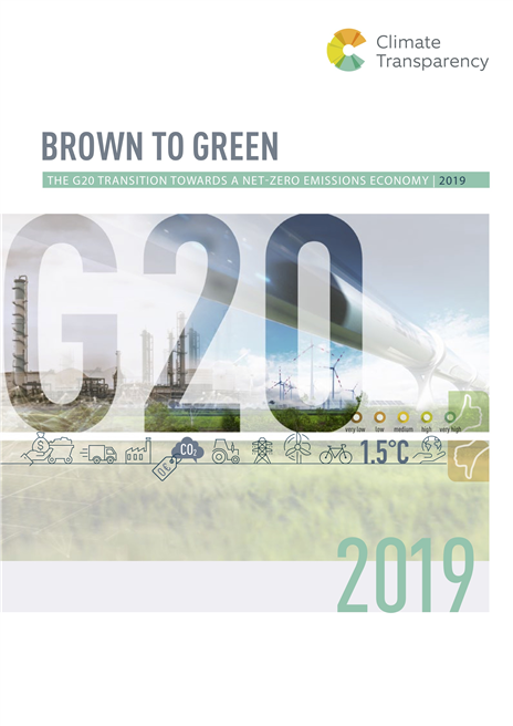 Climate Transparency-Konsortium stellt neuen Brown-to-Green-Report zur G20 vor: Noch keines der G20-Länder auf Kurs, um das Temperaturlimit des Pariser Klimaabkommens einzuhalten. © Climate Transparency