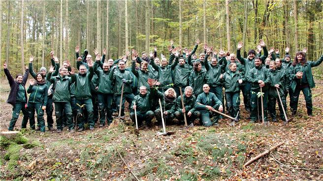 50 Mitarbeiter aus Frankfurt und Kassel haben sich diesmal an der Aktion beteiligt. © DEVK 