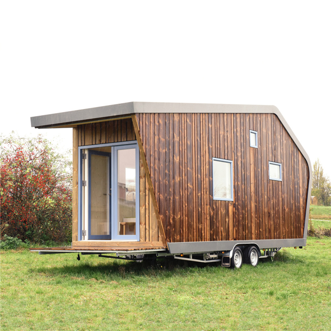 Modell 'Hytte' mit nachhaltiger Fassade aus Kebony - innen und außen schön © Kebony