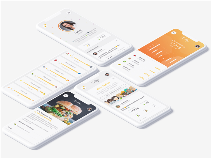 Die App Codyo hilft den Nutzern dabei, ein Bewusstsein für die persönliche CO2-Bilanz zu gewinnen und diese mit Hilfe individueller Ratschläge stetig zu verbessern. © EWE
