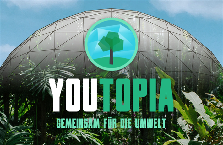 Fünf Tage, Top YouTube-Creator*innen und eine riesige Kuppel: das ist 'YouTopia: Gemeinsam für die Umwelt'. Als Partner unterstützt toom das bislang größte Charity Live-Event zum Klimawandel. © toom_YouTopia 